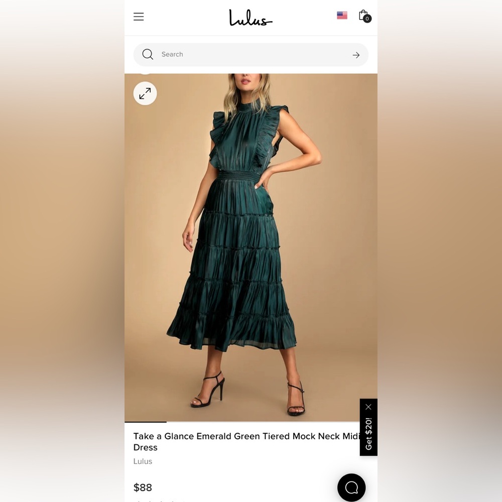 Emerald Green MiDi Dress